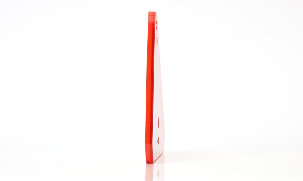 Dreieckrückstrahler, mit 2 Bohrungen 5.5mm
