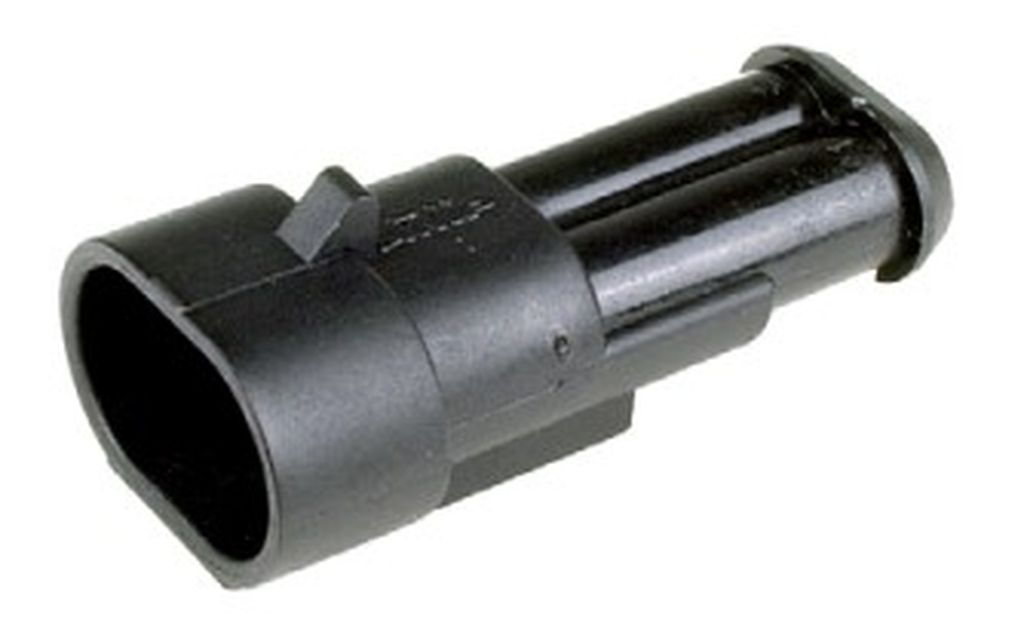 AMP Superseal TE Stiftgehäuse 2-polig
