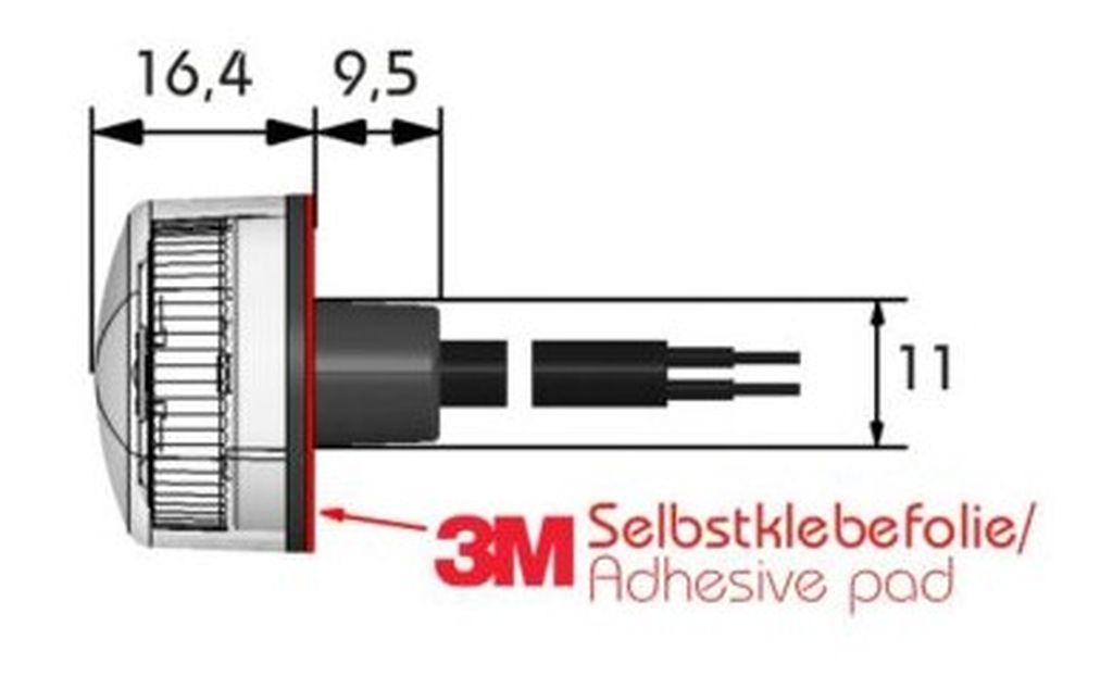LED Positionsleuchte 12/24V  PRO-PENNY