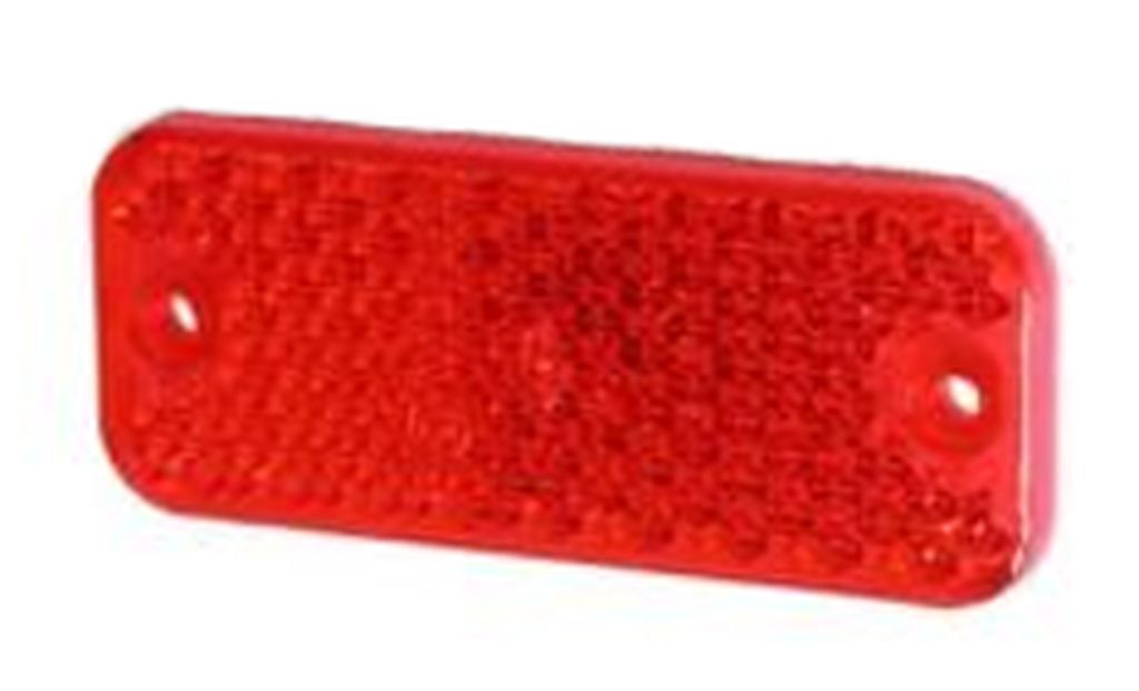 Rückstrahler Geka  rot 95 x 38mm
