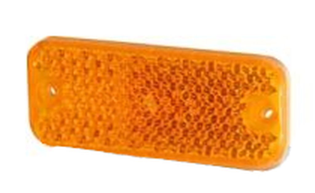 Rückstrahler Geka gelb 95 x 38mm