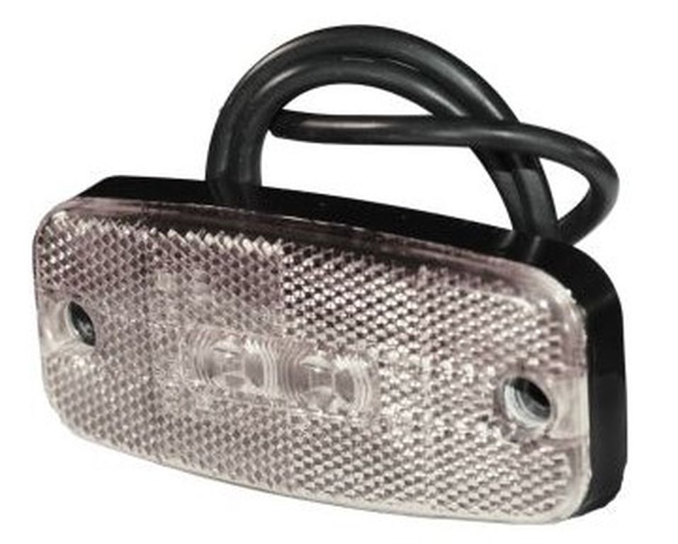 LED Positionsleuchte weiss  Proplast  12/24V