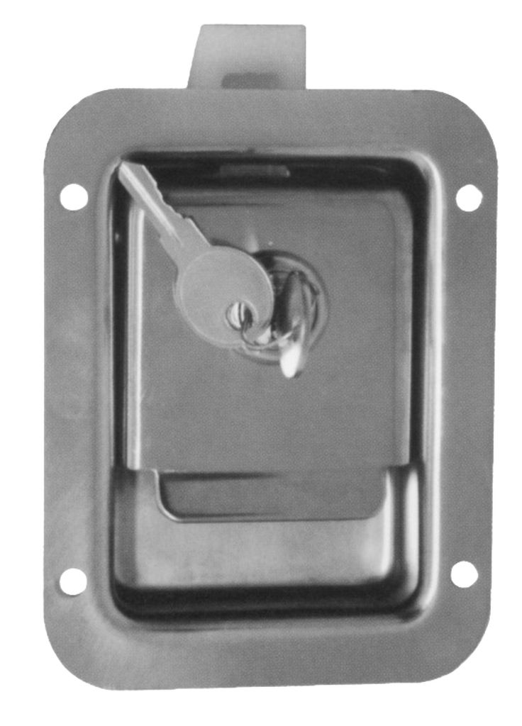Kofferschloss Nirosta, 146 x 114 x 23.5mm