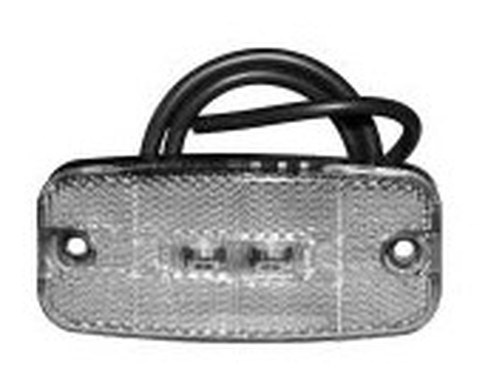 LED Positionsleuchte weiss  Proplast  12/24V