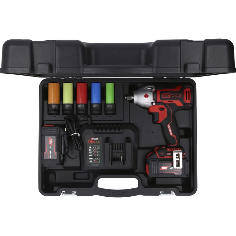 e-MONSTER 1/2" 18V Brushless-Akku-Schlagschrauber-Satz