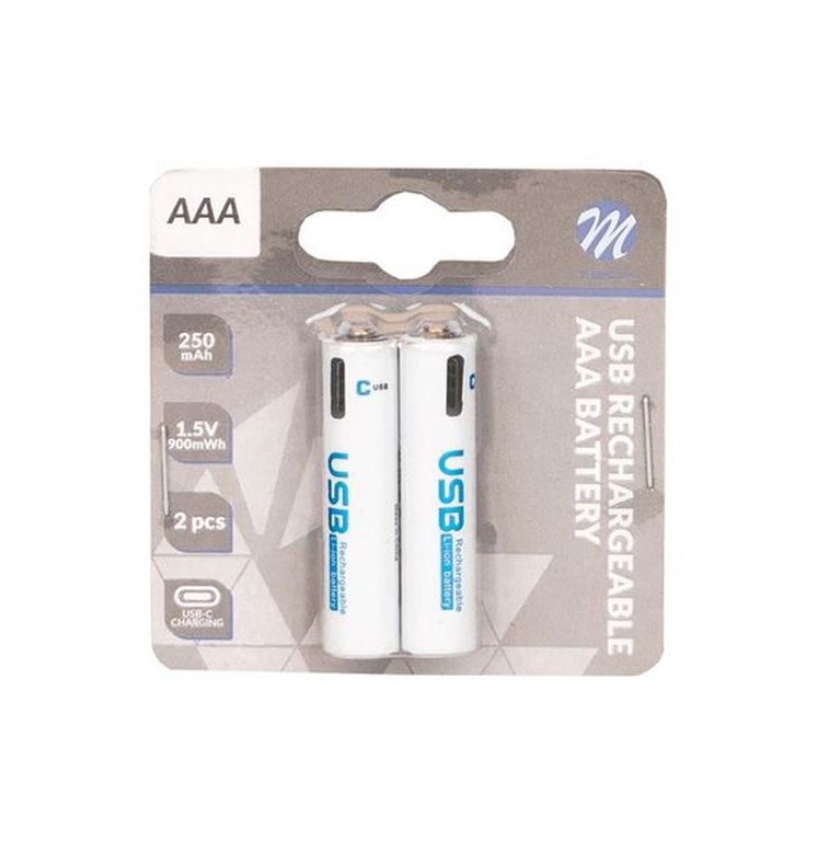Akku Batterie AAA , LR03, Blister 1.5V à 2 Stk.