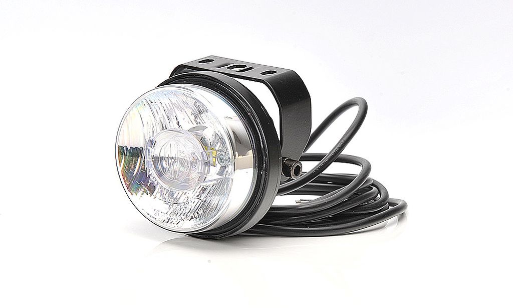 LED Scheinwerfer, WAS Ø 98x55.5, 12/24V